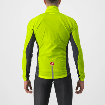 Castelli - Squadra Stretch JKT (Casaca) - Electric Lime / Dark Gray