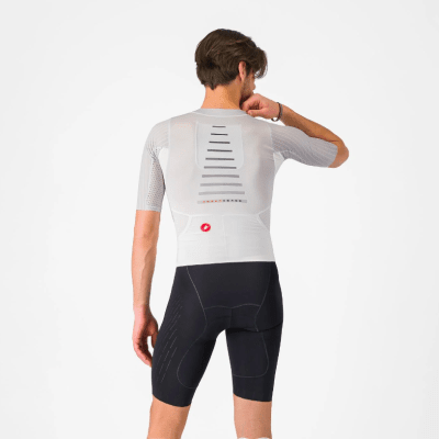 Castelli - Free San Remo 3 SS Suit (trisuit) - Men - Manga Corta - White / Black