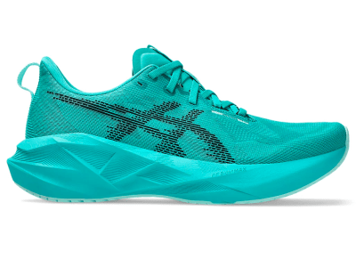 Asics - Novablast 5 - Wave Teal/Black - Hombre - Neutro/Supinacion