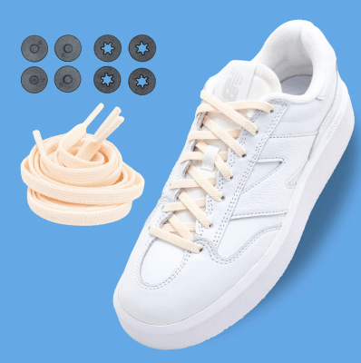 Lock Laces - Pasadores elásticos - Casual Flat - Beige