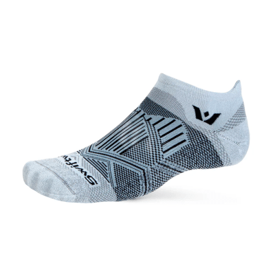 Swiftwick - Aspire No Show (Zero) - Sterling Gray - Medias