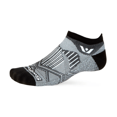 Swiftwick - Aspire No Show (Zero) - Black White - Medias
