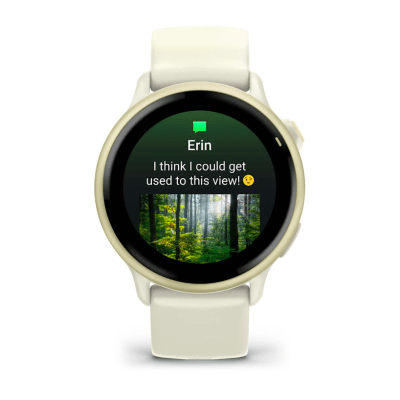 Garmin - Vivoactive 6 - Lunar Gold with Bone Band