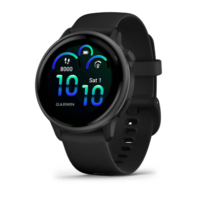 Garmin - Vivoactive 6 - Slate with Black Band