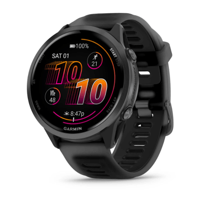 Garmin - Forerunner 570 - 47mm - Negro con correa Negro/Gris