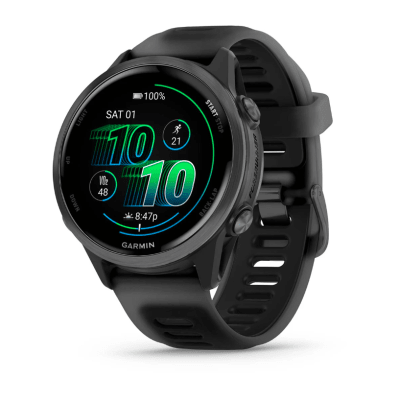 Garmin - Forerunner 570 - 42mm - Gris con correa Negro/Negro