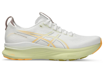 Asics - Gel Kayano 32 - White/Orange Glow - Pronacion - Hombre