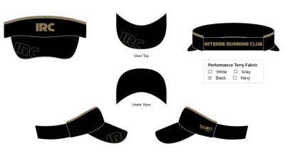 IRC - Boco 360º Visor - Negro/Dorado