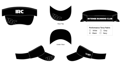 IRC - Boco 360º Visor - Negro/Blanco