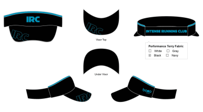 IRC - Boco 360º Visor - Negro/Turquesa
