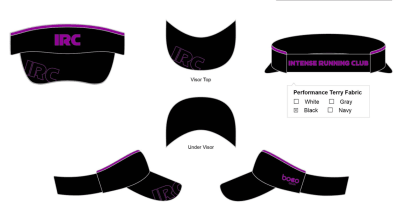 IRC - Boco 360º Visor - Negro/Morado
