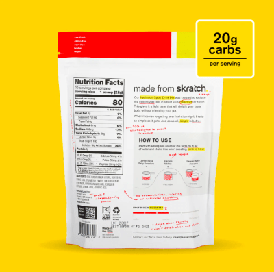 Skratch - Sport Hydration - Strawberry Lemonade - 440g