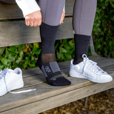 Medias - Thin Air TA4 - OS1st - Crew - Negro