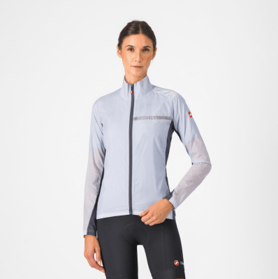 Castelli - Squadra Stretch JKT (Casaca) - Mujer - Silver Gray / Dark Gray