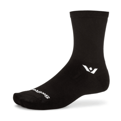 Swiftwick - Aspire Mid-Crew (Five) - Black - Medias