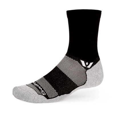Swiftwick - Maxus Mid-Crew (Five) - Black - Medias