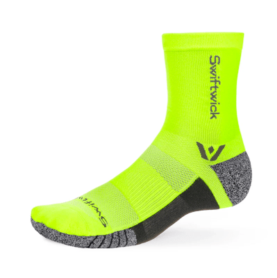 Swiftwick - Flite XT Mid Crew (Five) - SW Hi-Viz Yellow - Medias