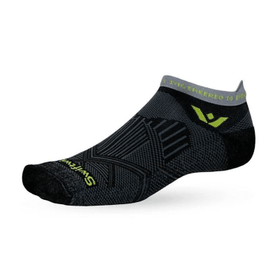 Swiftwick - Aspire No Show (Zero) - Black Yellow - Medias