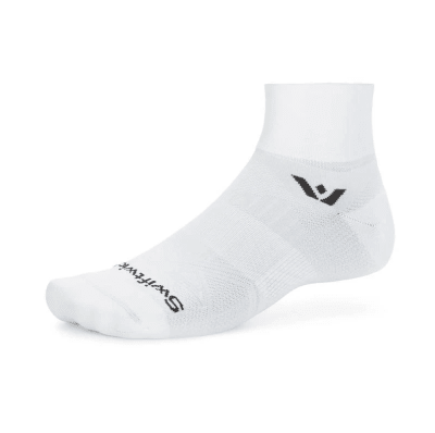 Swiftwick - Aspire Quarter Crew (Two) - White - Medias
