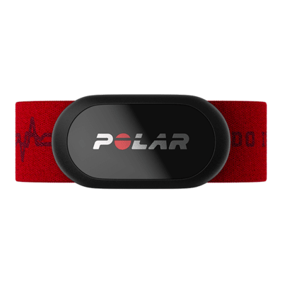 Polar - Sensor H10 HR BLE Texto Rojo - Monitor de Frecuencia Cardiaca