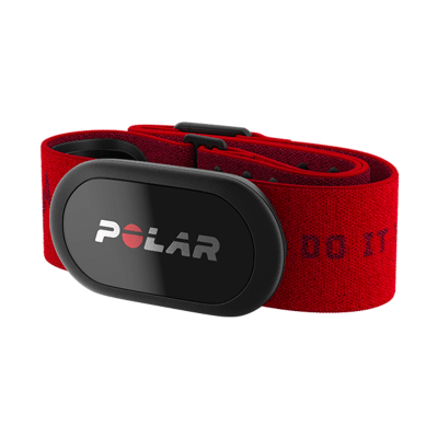 Polar - Sensor H10 HR BLE Texto Rojo - Monitor de Frecuencia Cardiaca