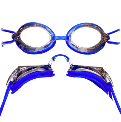 Blueseventy - Lentes para natación NR2 - Marco Azul/Luna Espejo