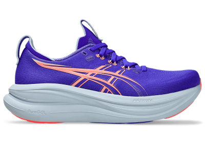 Asics - Gel Nimbus 28 - Cobalt Burst/Sun Coral - Mujer - Neutro/Supinacion