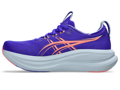 Asics - Gel Nimbus 28 - Cobalt Burst/Sun Coral - Mujer - Neutro/Supinacion