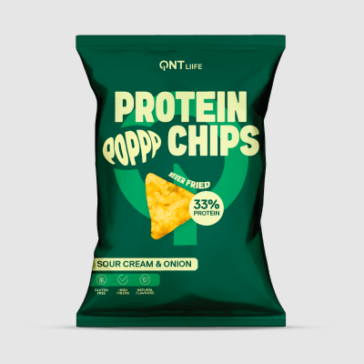 QNT - 31% Protein Chips - Sour Cream & Onion