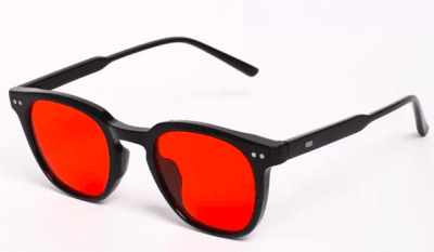 Staysharp - Lentes Rojos Marco Negro Flex
