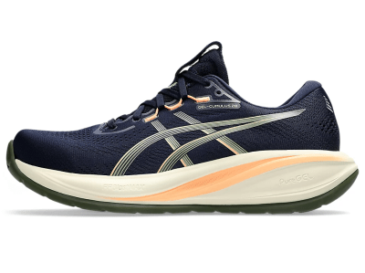 Asics - Gel Cumulus 28 - Midnight/Khaki Green - Neutro/Supinacion - Hombre