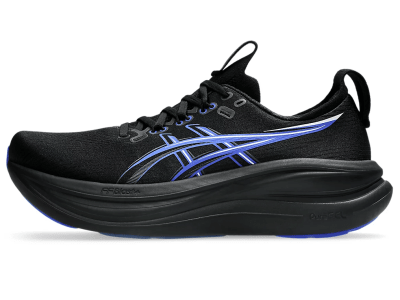 Asics - Gel Nimbus 28 - Black/Neon Blue - Neutro/Supinacion - Hombre