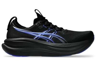 Asics - Gel Nimbus 28 - Black/Neon Blue - Neutro/Supinacion - Hombre