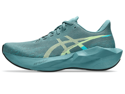 Asics - Novablast 6 - Foggy Teal/Illuminate Yellow - Hombre - Neutro/Supinacion