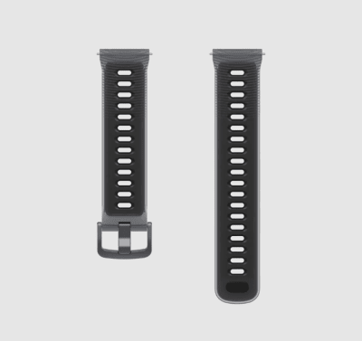 Coros - Correa de Silicona de 22mm para Pace 4/3/Pro - Apex 4 (42mm)/2 Pro - Black Crystal