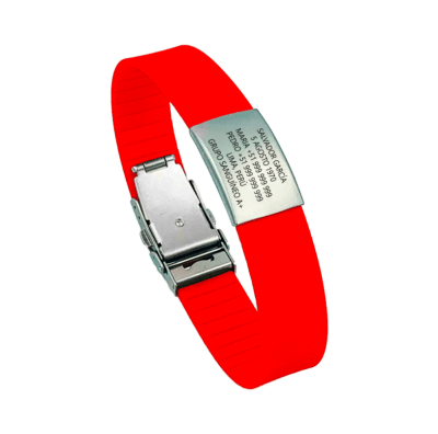 Pulsera de identificación IDOO Elite Sport - Rojo
