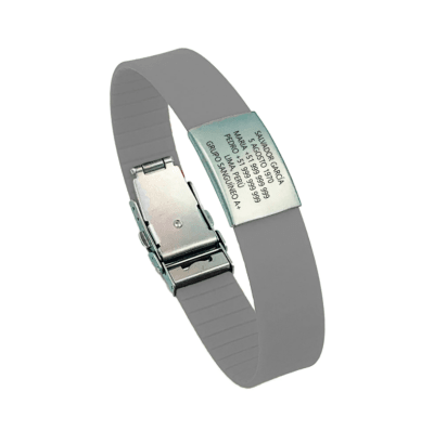 Pulsera de identificación IDOO Elite Sport - Gris