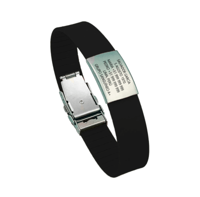Pulsera de identificación IDOO Elite Sport - Negro