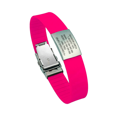 Pulsera de identificación IDOO Elite Sport - Fucsia