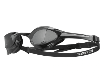 TYR - Lentes para natación - Adulto - Tracer-X Elite Racing - Smoke/Black