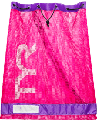 TYR - Bolsa para Equipamiento de natación - Pink/Purple