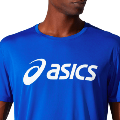 Asics - Silver ASICS Top - Blue/Brilliant White - Hombre