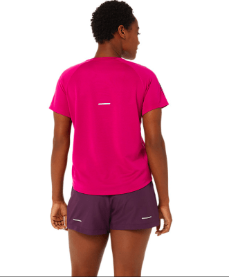 Asics - Icon SS Top - Fuchsia Red/Deep Plum - Mujer