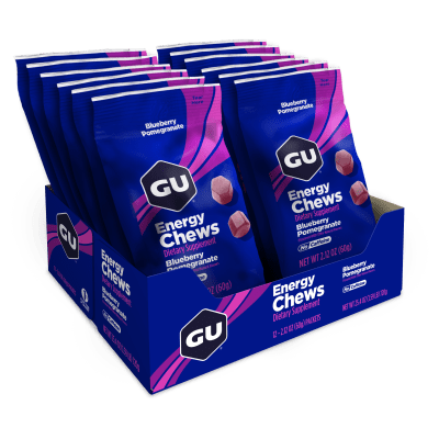 Caja de 12 Gomitas - GU Energy Chews Blueberry