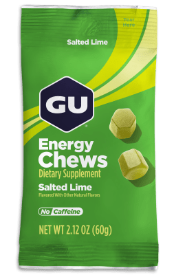 GU - Gomitas - Chews - Salted lime - 2 porciones