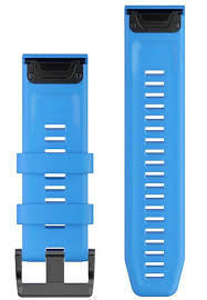 Garmin - Correa de reemplazo Quickfit 26 - Cyan Blue Silicone
