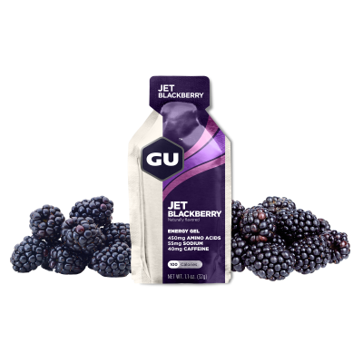 Gel - Gu Energy - Jet Blackberry - 40mg cafeína