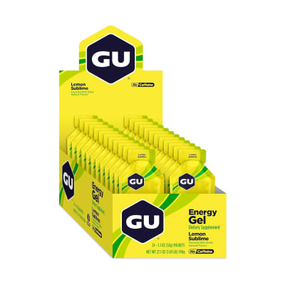 Caja de 24 Geles - GU Energy Lemon Sublime - Sin cafeína