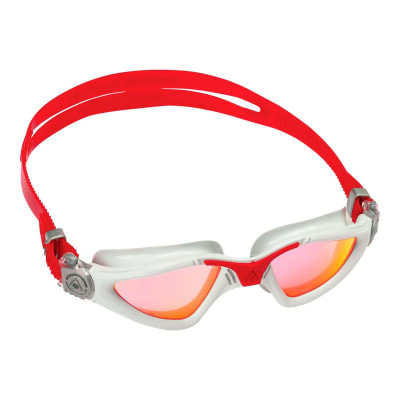 Lentes de Natación - Aqua Sphere - Kayenne - LI Gry/Rd LMR - Luna Rojo Espejo