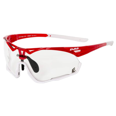 Lentes para Ciclismo - EASSUN - CHALLENGE - Marco Shiny Red/White - Lentes Photo Cromic 0-2